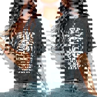 Football Senior Mom 2026 Final Quarter Football Senior Mama Women's Oversized Comfort T-Shirt - Thegiftio