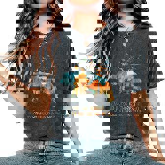 And Into The Forest I Go To Lose My Mind Camping Bear Women's Oversized Comfort T-Shirt - Thegiftio