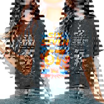 67 Six Seven Italian Brainrot Boys Girls 6 7 Meme Women's Oversized Comfort T-Shirt | Seseable FR