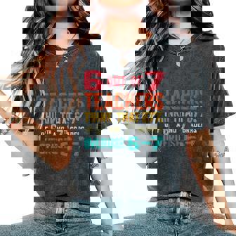 67 Teacher Middle School Teacher 6 7 Overuse 67 Women's Oversized Comfort T-Shirt | Seseable CA