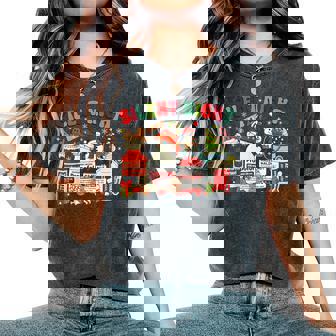 Christmas Nurse Medical Propofol Icu Nicu Rn Er Nurse Women's Oversized Comfort T-Shirt | Seseable FR