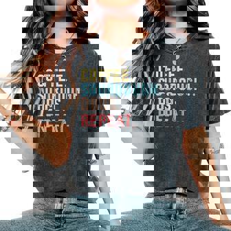 Coffee Dogs Sourdough Bread Baking Sourdough Coffee Women's Oversized Comfort T-Shirt - Monsterry