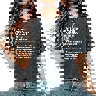 Construction Contractor Foreman Supervisor Women Women's Oversized Comfort T-Shirt - Monsterry