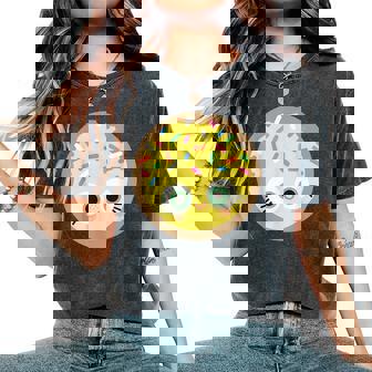 Good Egg Teacher Halloween Costume The Smart Cookie Women's Oversized Comfort T-Shirt | Mazezy