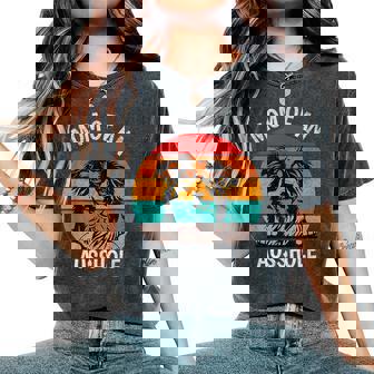 Mom Of An Ausshole Australian Shepherd Aussie Women's Oversized Comfort T-Shirt - Thegiftio