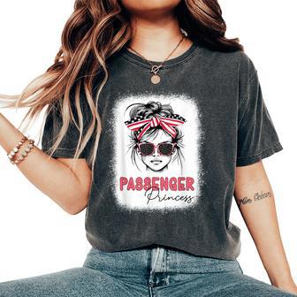 Princess Passenger Cute Messy Bun Hair Girls Women Women's Oversized Comfort T-Shirt - Thegiftio UK