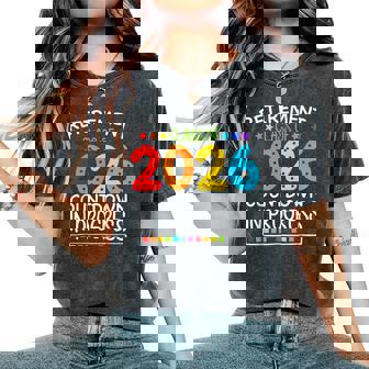 Retirement Class Of 2026 Countdown In Progress Teacher Women's Oversized Comfort T-Shirt | Seseable FR