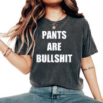 Sarcastic Scottish Kilt And Tartan Fashion Attire Women's Oversized Comfort T-Shirt - Thegiftio UK