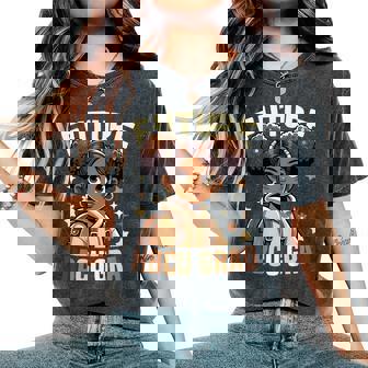 Future Hbcu Grad Black Girl Graduation Hbcu For Toddlers Women's Oversized Comfort T-Shirt - Monsterry