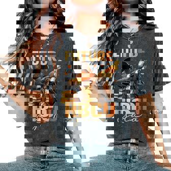 Future Hbcu Grad History Black Boy Girls Graduation Students Women's Oversized Comfort T-Shirt | Seseable UK