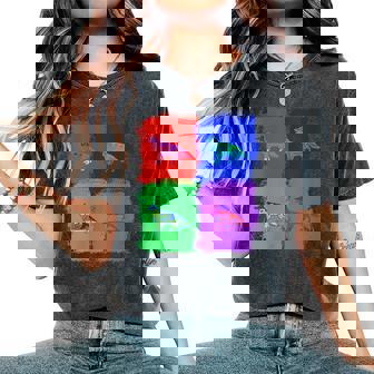 German Shepherd German Shepherd Pop Art Women's Oversized Comfort Colors T-Shirt | Mazezy