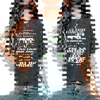 A Girl In Poodle Socks And Hard Shoes Irish Dance Women's Oversized Comfort Colors T-Shirt | Mazezy