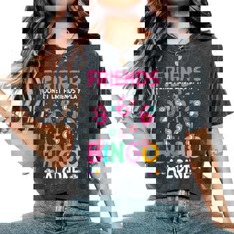 Girls Night Bingo Sisters Bingo Squad Women's Oversized Comfort T-Shirt - Thegiftio