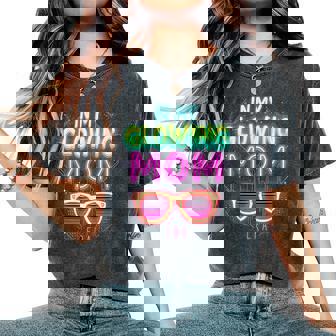 In My Glowing Mom Era Groovy Colorful Bright Women's Oversized Comfort T-Shirt | Seseable UK