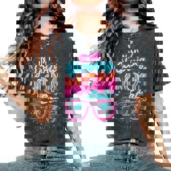 In My Glowing Mom Era Groovy Colorful Bright Women's Oversized Comfort T-Shirt | Seseable UK