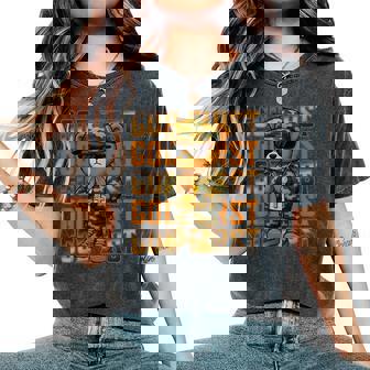 God First Camo Hip Hop Teddy Bear Christian Streetwear Men's Women's Oversized Comfort T-Shirt | Seseable UK