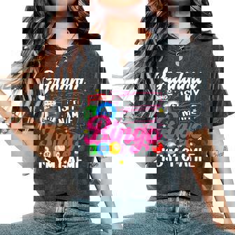 Grandma Bingo Player Bingo Quote Women's Oversized Comfort T-Shirt | Seseable FR