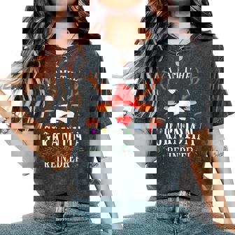 I Am The Grandma Reindeer Christmas Family Women's Oversized Comfort T-Shirt | Seseable UK