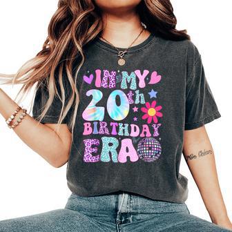 Groovy In My 20Th Birthday Era 20 Years Old Women's Oversized Comfort T-Shirt - Thegiftio UK