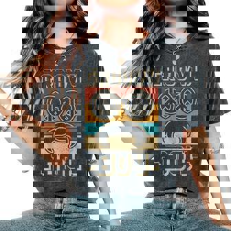 Groovy Boy 60S Theme Outfit 70S Themed Party Costume Hippie Women's Oversized Comfort T-Shirt - Thegiftio