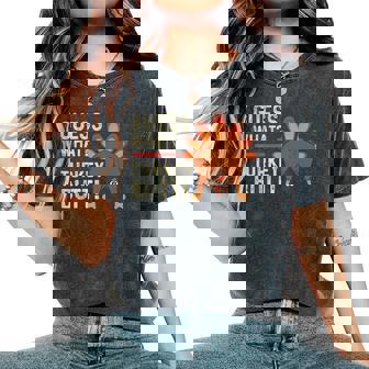 Guess What Turkey But Thanksgiving Turkey Man Woman Women's Oversized Comfort T-Shirt | Seseable CA