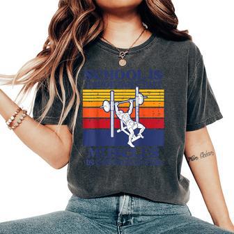 Gym School Important Muscles Importanter Workout Boys Girls Women's Oversized Comfort T-Shirt - Thegiftio UK
