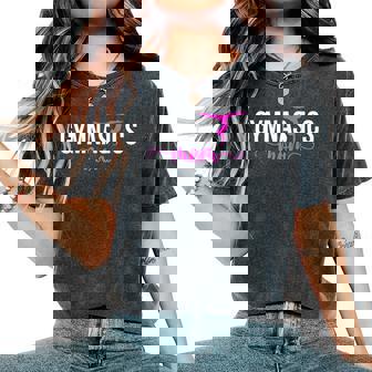 Gymnastics Mom Of A Gymnast Mother Gymnastics Mama Women's Oversized Comfort T-Shirt | Seseable CA