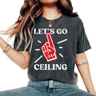 Halloween Lets Go Ceiling Fan Costume Humor Women Women's Oversized Comfort T-Shirt - Thegiftio UK