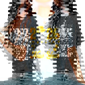 Happy New Year Party 2026 Balloon Family Matching Women Women's Oversized Comfort T-Shirt | Mazezy