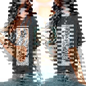 Hockey Mom Skeleton Card Women's Oversized Comfort T-Shirt | Seseable UK