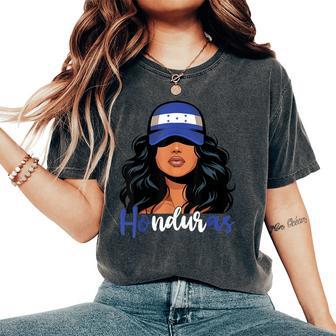 Honduran Girl Honduras Flag Proud Hondureña Women Women's Oversized Comfort T-Shirt - Thegiftio UK