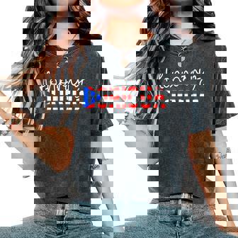 Honorary Boricua Puerto Rico Flag Boricua Husband Wife Women's Oversized Comfort T-Shirt - Thegiftio