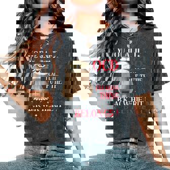 Humor Sloth You Call It Ocd I Call It Put The Thing Back Women's Oversized Comfort T-Shirt | Seseable FR