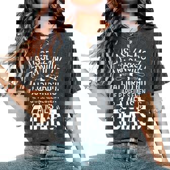 - Humour Chat Ado Fille Je Parle À Mes Chats T-shirt oversize confortable pour femme - Cadeauxyz