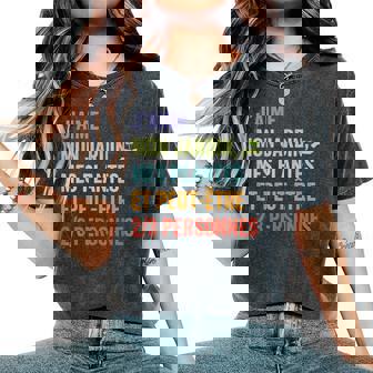 Humour Jardinier Homme Cadeau Jardinage Jardin T-shirt oversize confortable pour femme - Cadeauxyz