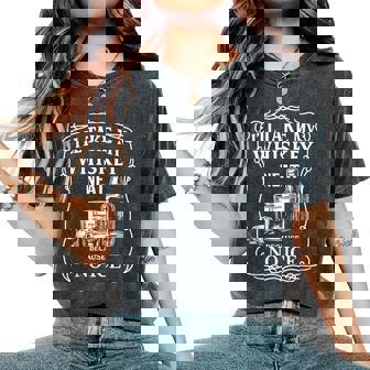 I'll Take My Whiskey Neat Anti-Ice Women's Oversized Comfort T-Shirt - Thegiftio