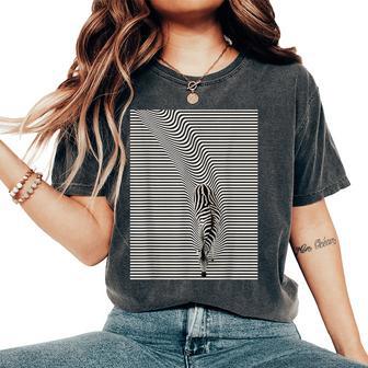 Illusion D'optique Zèbre Homme Enfant T-shirt oversize confortable pour femme - Cadeauxyz