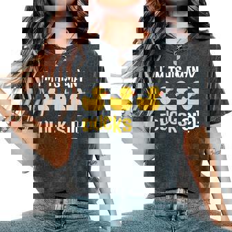 I'm This Many Ducks Old Duck 3Rd Birthday 3 Years Old Bday Women's Oversized Comfort T-Shirt - Thegiftio