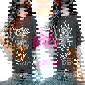 I'm Going To Be A Big Sister 2026 Pregnancy Announcement Women's Oversized Comfort T-Shirt - Monsterry