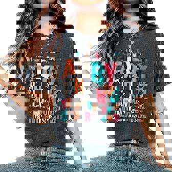 It's Abby Thing You Wouldn't Understand Abby Groovy レディースオーバーサイズコンフォートTシャツ - Kawaiitshirt