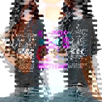 It's My 5Th Birthday Cute Chibi Kpop 5Th Birthday Girl Women's Oversized Comfort T-Shirt | Seseable CA