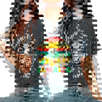 Here We Come Jamaica 2026 Girls Trip Family Summer Vacation Women's Oversized Comfort T-Shirt | Seseable FR