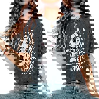 Just A Girl Who Loves Ghost Hunting Ghost Hunter Women Women's Oversized Comfort T-Shirt - Thegiftio