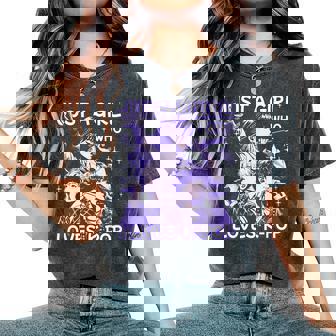 Just A Girl Who Loves K-Pop Korean Culture K Pop Music Lover Women's Oversized Comfort T-Shirt | Seseable UK