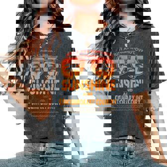 Just A Girl Who Loves Sunshine And Contemporary Country For Women's Oversized Comfort Colors T-Shirt | Mazezy