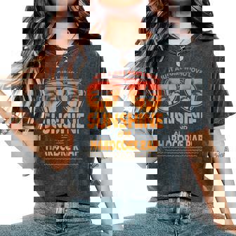 Just A Girl Who Loves Sunshine And Hardcore Rap For Woman Tank Top Women's Oversized Comfort Colors T-Shirt | Mazezy