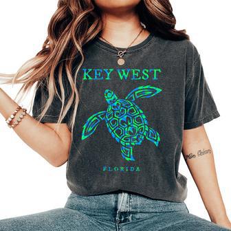Key West Florida Souvenir Sea Turtle Boys Girls Toddler Women's Oversized Comfort T-Shirt - Thegiftio UK