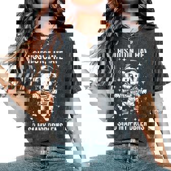 Koala Dad Mompace ヒューストン問題コアラ レディースオーバーサイズコンフォートTシャツ - Kawaiitshirt