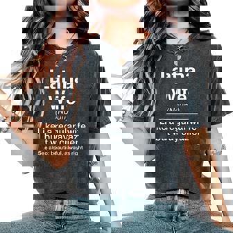 Latina Wife Definition For Latina Women Women's Oversized Comfort Colors T-Shirt | Mazezy