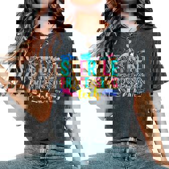 Leopard Sterile Processing Tech Spd Tech Week Nurse Life Women's Oversized Comfort T-Shirt - Monsterry